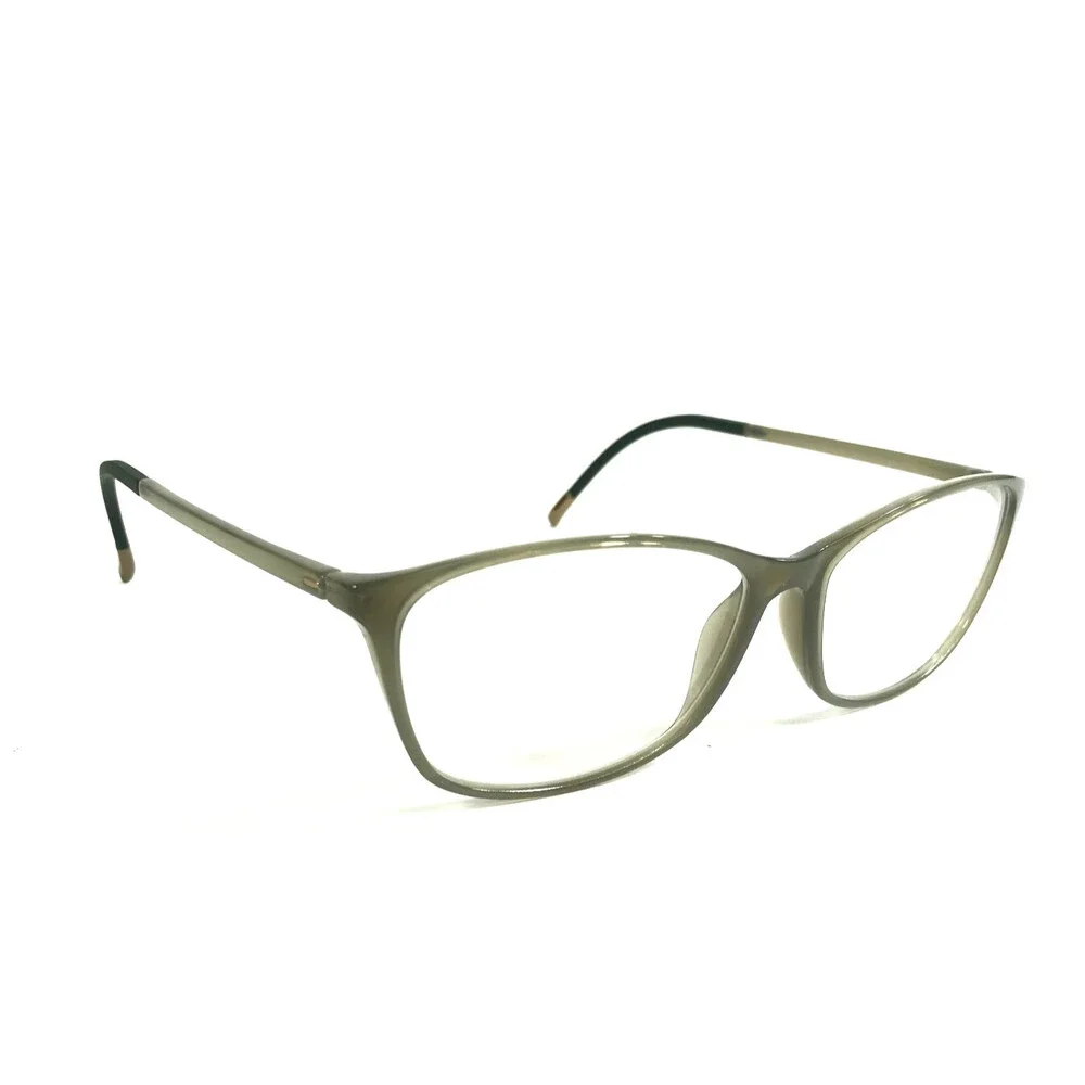 Silhouette Eyeglasses Frames SPX 1603 75 5530 Illusion Jade Green 53-14-130